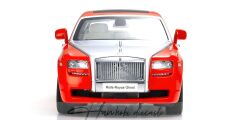 KYOSHO ORIGINAL 1/18scale Rolls-Royce Ghost (Red/Silver)
