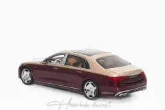 Mercedes - Maybach 2021 Gold/Rubellite Red 1:18 Almost Real