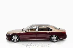 Mercedes - Maybach 2021 Gold/Rubellite Red 1:18 Almost Real
