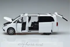 Mercedes V Class V260L 2023 White Mercedes Dealer 1/18