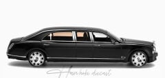 Bentley Mulsanne Grand Limousine Black 1/18 Almost Real