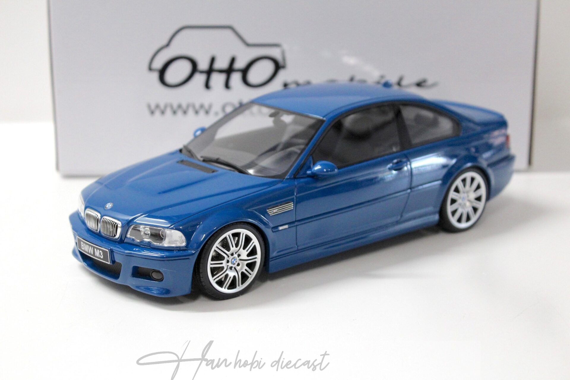 1:18 OTTO BMW M3 E46 Coupe Laguna Seca blue