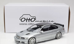 1:18 OTTO 2001 BMW E46 M3 GTR Street Titan Silver