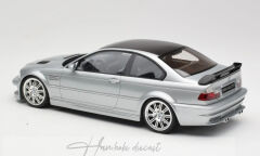 1:18 OTTO 2001 BMW E46 M3 GTR Street Titan Silver