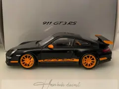 Porsche 911 (997) GT3 RS AutoArt Black / Orange