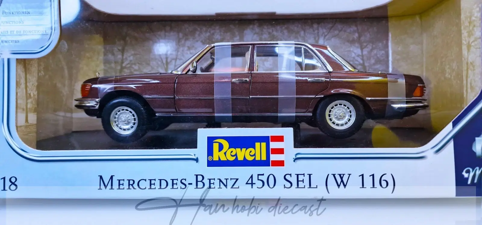 Mercedes-Benz 450SEL 6.9 Brown Braun 1972 1/18 Revell