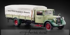 CMC Mercedes-Benz Lo 2750 Truck with tarpaulin, 1933 1/18