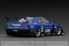IG 1:18 LB-ER34 Super Silhouette SKYLINE Blue/Black