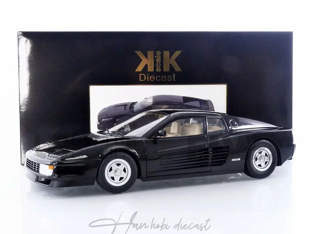 Ferrari Testarossa 1986 Black 1:12 KK Scale