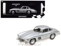 Mercedes Benz 300 SL (W198) 1955 Silver 1/18 Minichamps