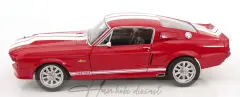 Mustang Shelby Gt500 1967 Red / White 1/12 Ford