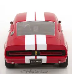 Mustang Shelby Gt500 1967 Red / White 1/12 Ford