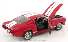 Mustang Shelby Gt500 1967 Red / White 1/12 Ford