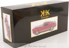 Mustang Shelby Gt500 1967 Red / White 1/12 Ford