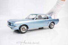 Ford Mustang Hard Top 1965 Pony Blue OTTO 1:12