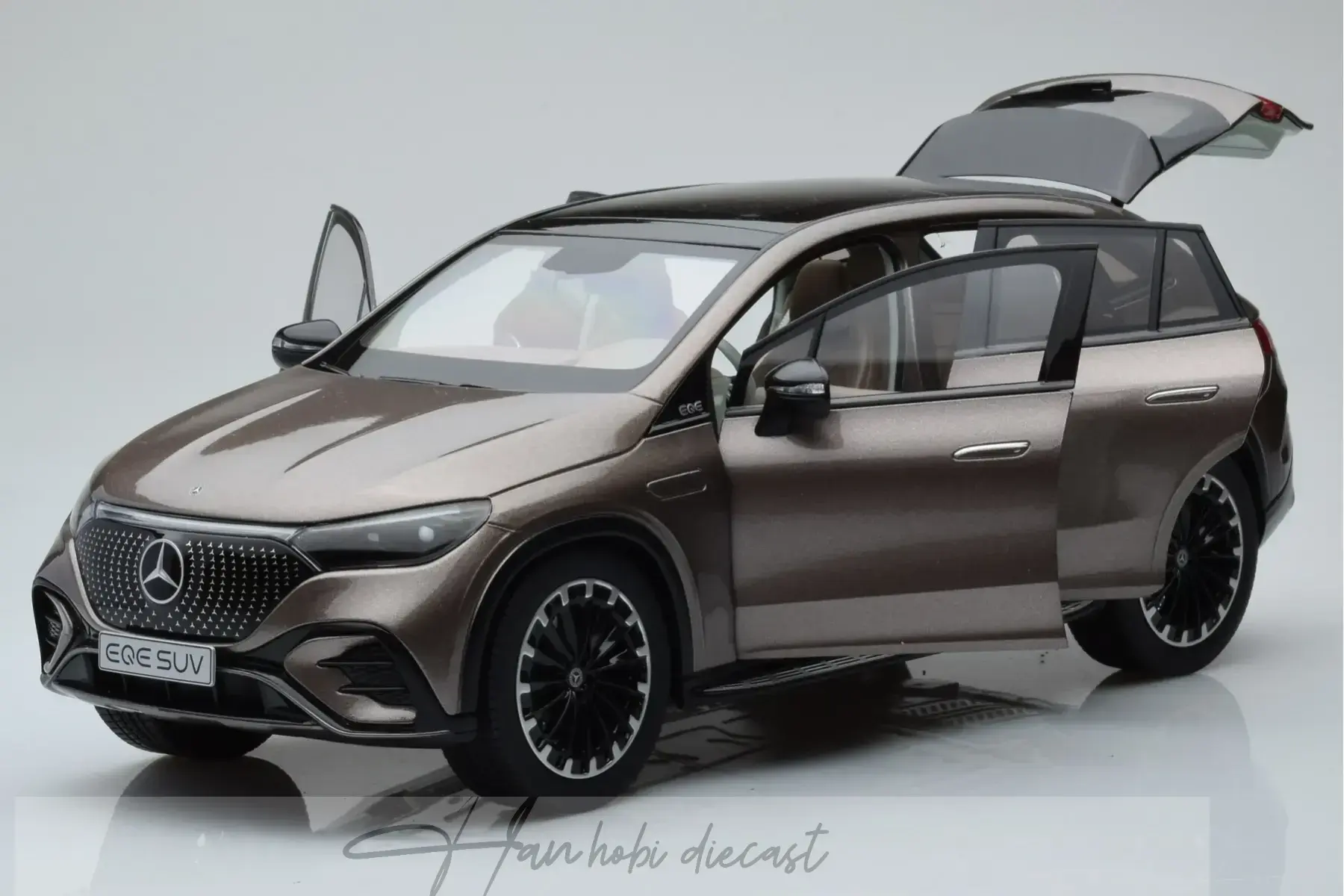 Mercedes EQE SUV X294 AMG Line Velvet Brown NZG 1:18