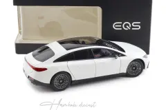 Mercedes EQS Limousine opalite white bright matt NZG 1:18