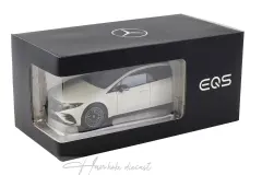 Mercedes EQS Limousine opalite white bright matt NZG 1:18