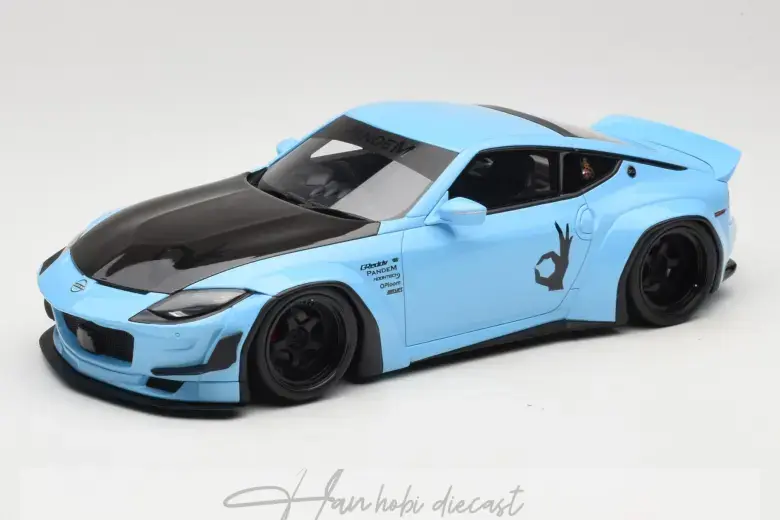 Nissan Fairlady Z Pandem China Blue Black GT Spirit