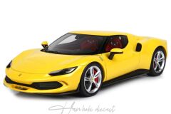 FERRARI 296 GTB 2021 Giallo Modena - BBR 1:18
