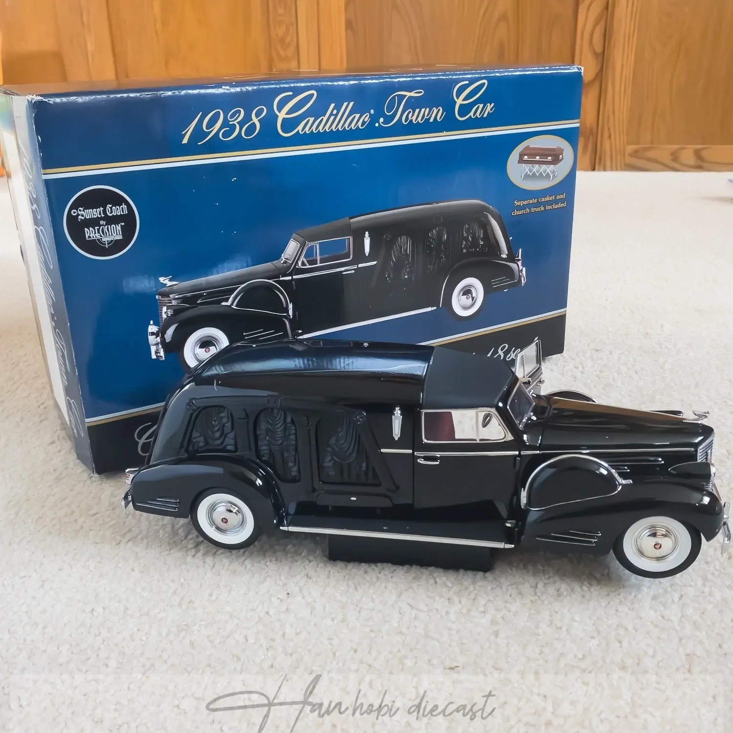 Precision Miniatures 1938 Cadillac Town Car Hearse