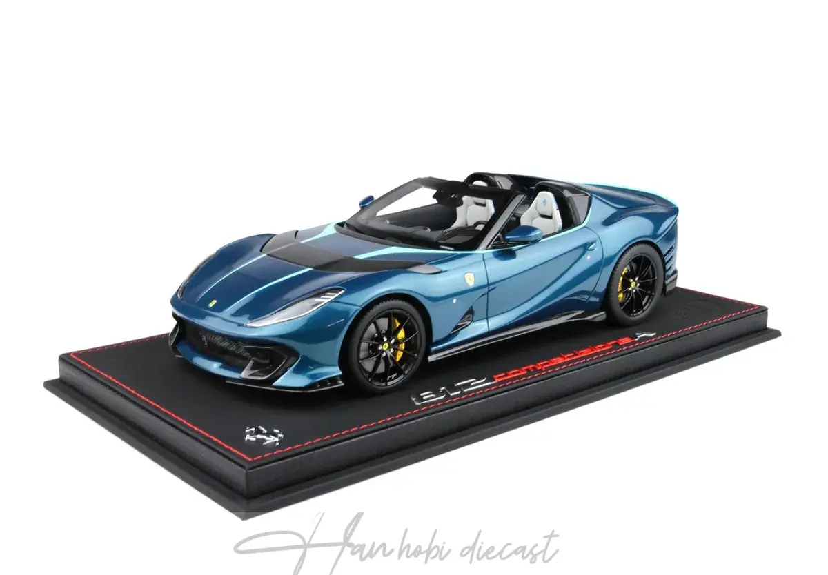 BBR Ferrari 812 Competizione Aperta Capri Blue 1:18