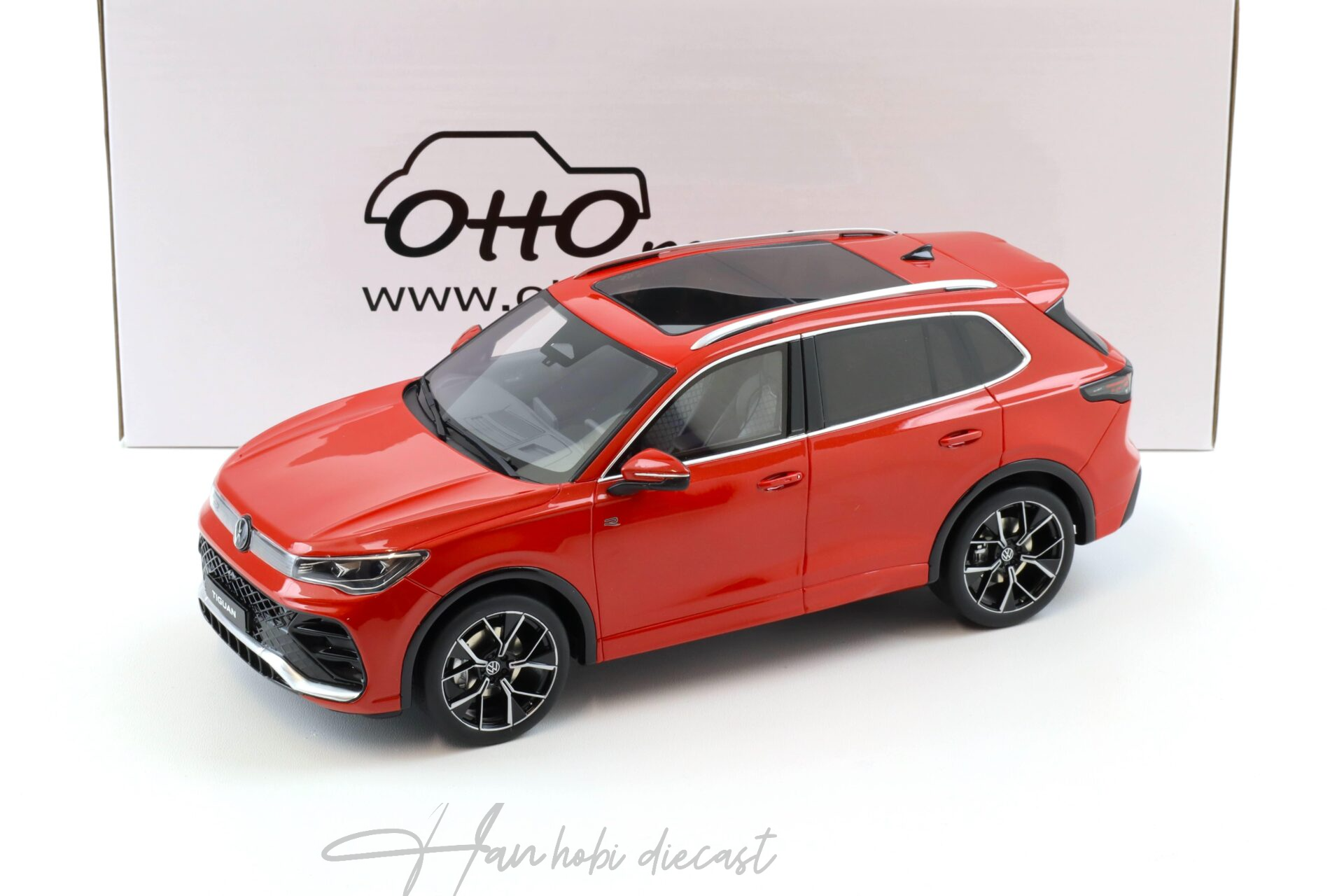 VOLKSWAGEN Tiguan E TSI R-Line Permission Red 2024 1/18 OTTO