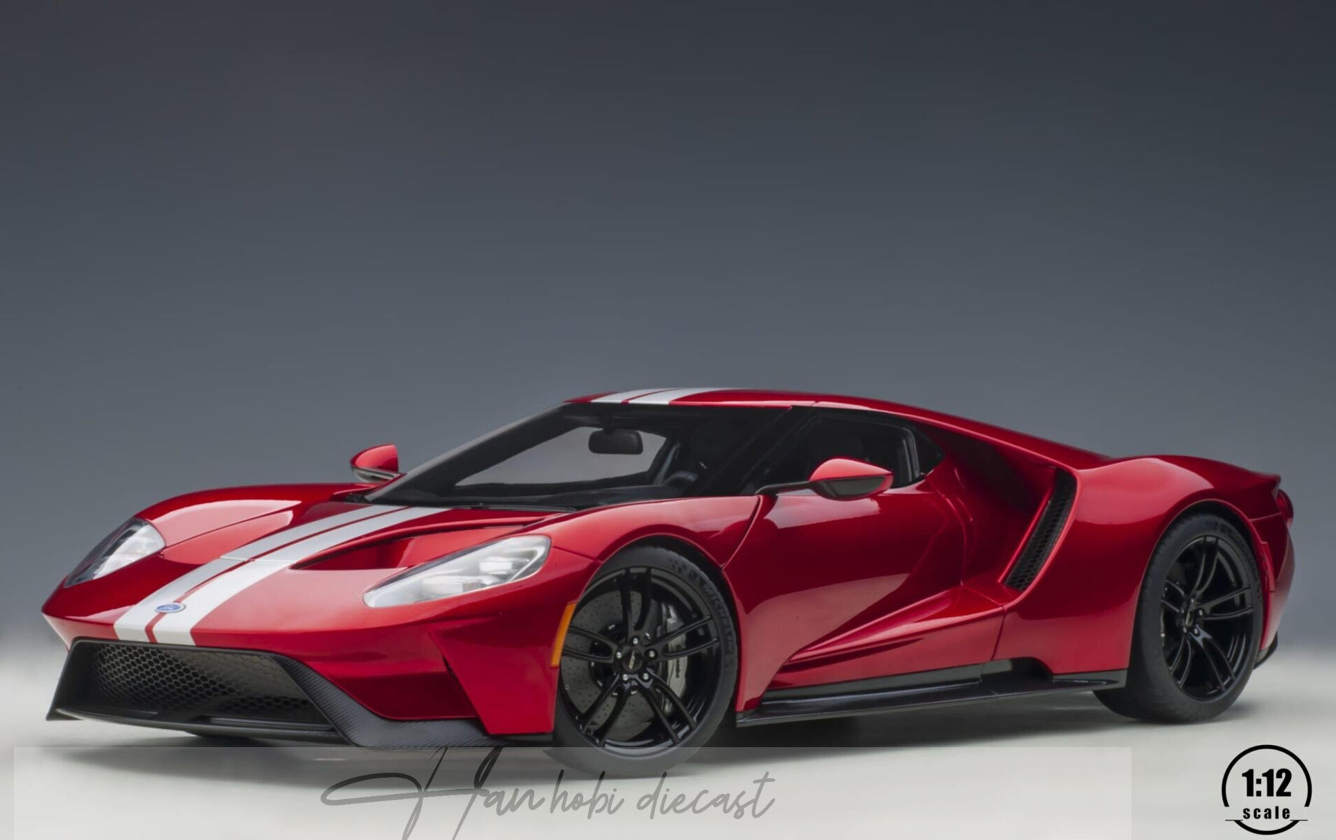 1:12 Autoart 2017 Ford GT - (Liquid Red)