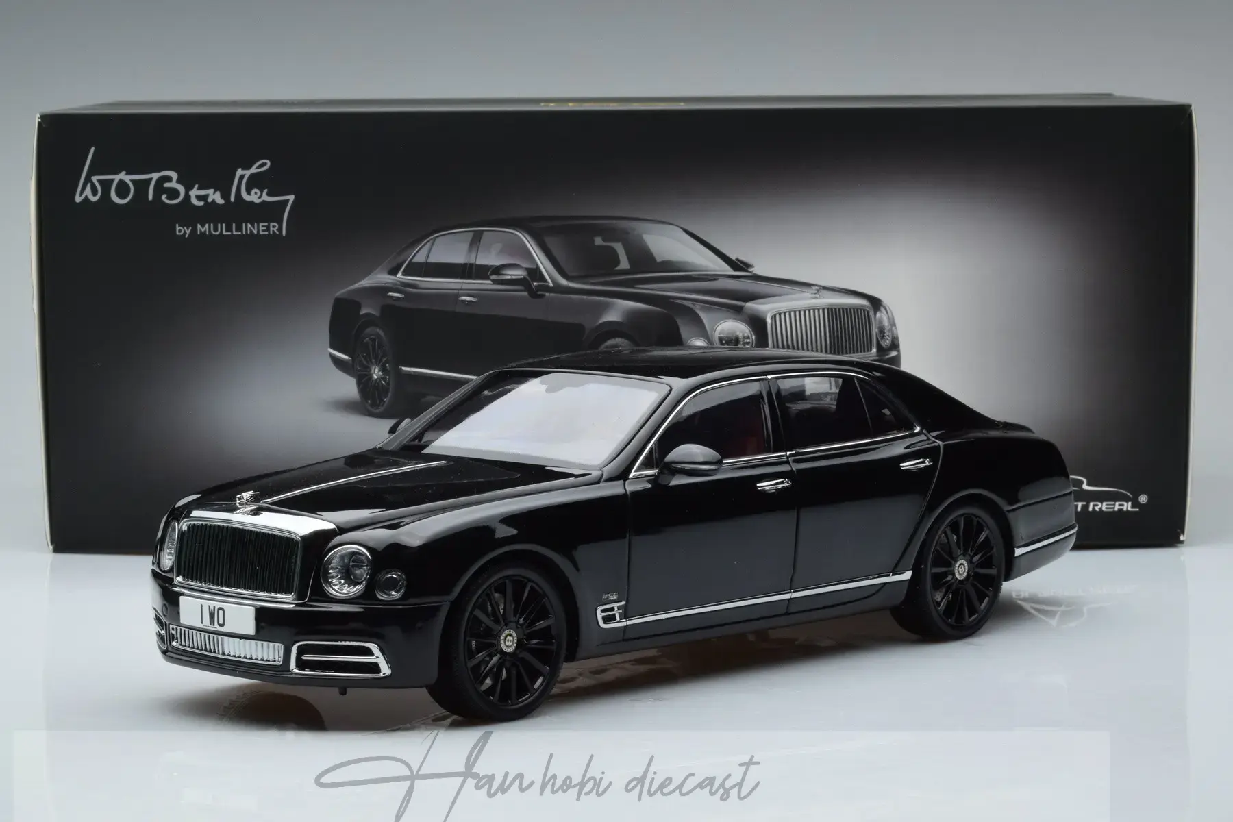 Bentley Mulsanne By Mulliner Black Almost Real 1/18