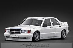 Mercedes-Benz 190 Pandem (White) 1/18 Ignition Model