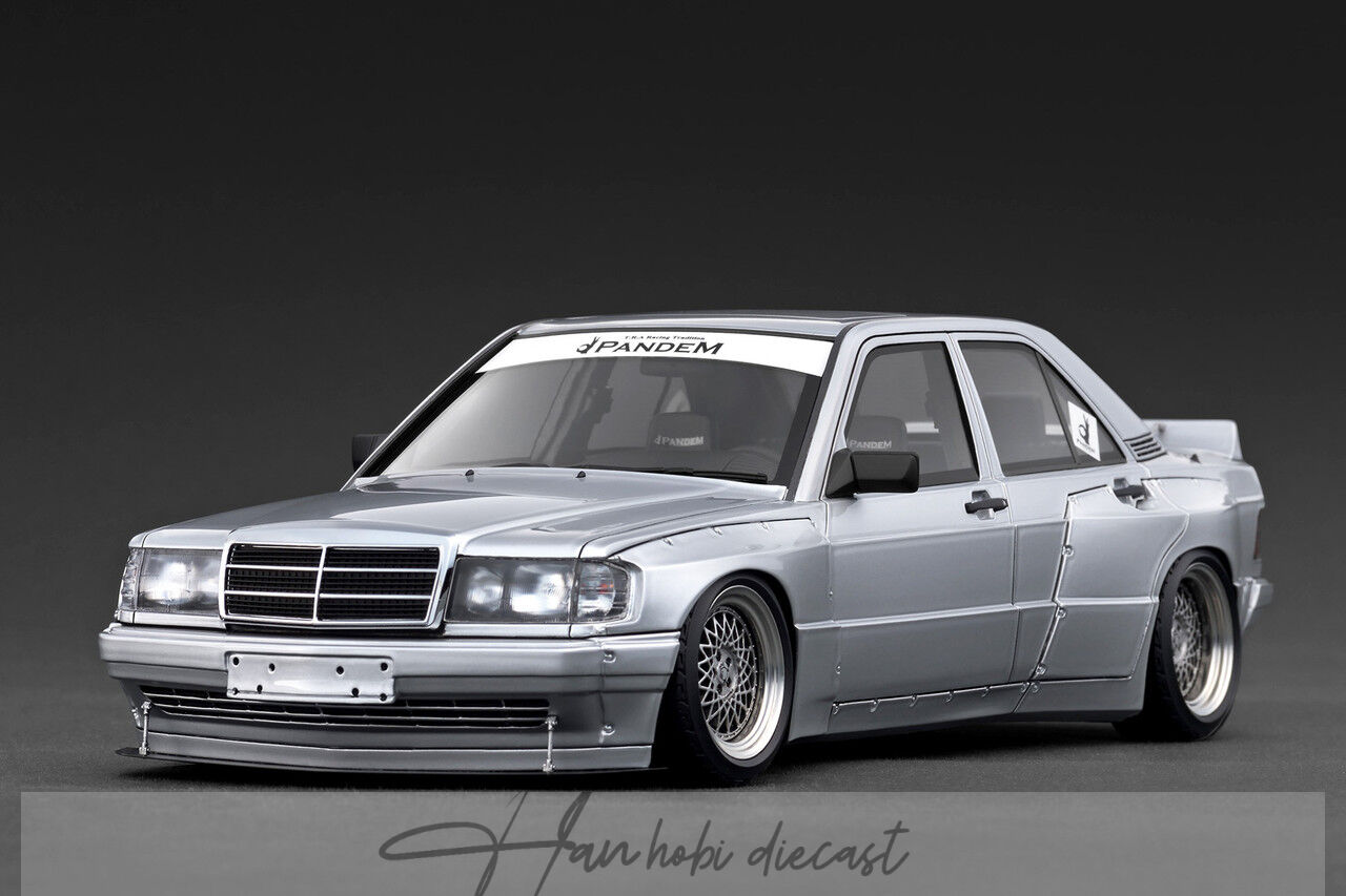 Mercedes-Benz 190 Pandem (Silver) 1/18 Ignition Model