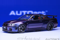NISSAN SKYLİNE GT R34 Z TUNE (MIDNIGHT PURPLE)AUTOART 1/18