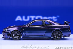 NISSAN SKYLİNE GT R34 Z TUNE (MIDNIGHT PURPLE)AUTOART 1/18
