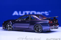 NISSAN SKYLİNE GT R34 Z TUNE (MIDNIGHT PURPLE)AUTOART 1/18