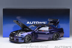 NISSAN SKYLİNE GT R34 Z TUNE (MIDNIGHT PURPLE)AUTOART 1/18