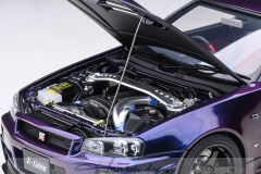 NISSAN SKYLİNE GT R34 Z TUNE (MIDNIGHT PURPLE)AUTOART 1/18