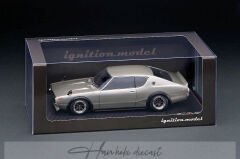 Nissan Skyline 2000 GT-R Silver Ignition Model 1:18
