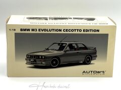 BMW M3 E30 Sport Evolution Cecetto Edition Silver AUTOART