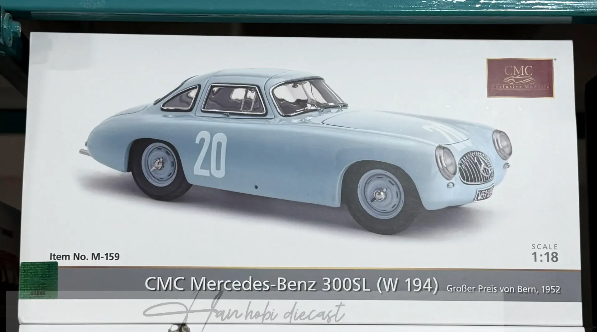 1:18 Mercedes-Benz 300SL GP of Bern 1952