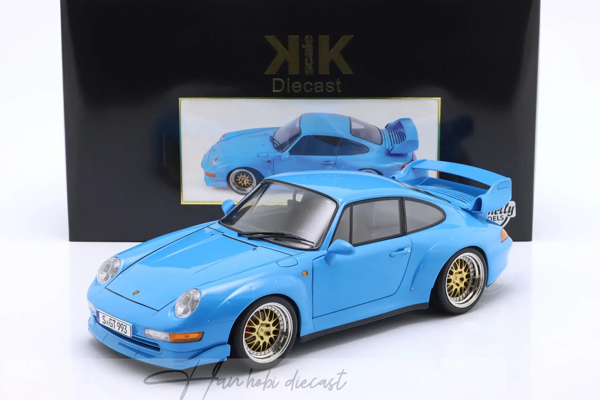 1/12 KK SCALE Porsche 911 (993) GT2 Year 1996 light blue