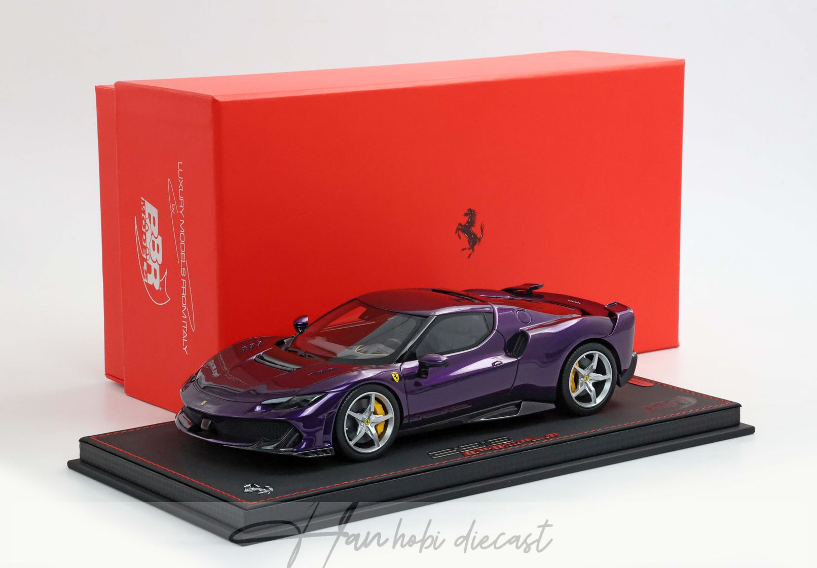 1/18 BBR Ferrari 296 Speciale Viola Hong Kong