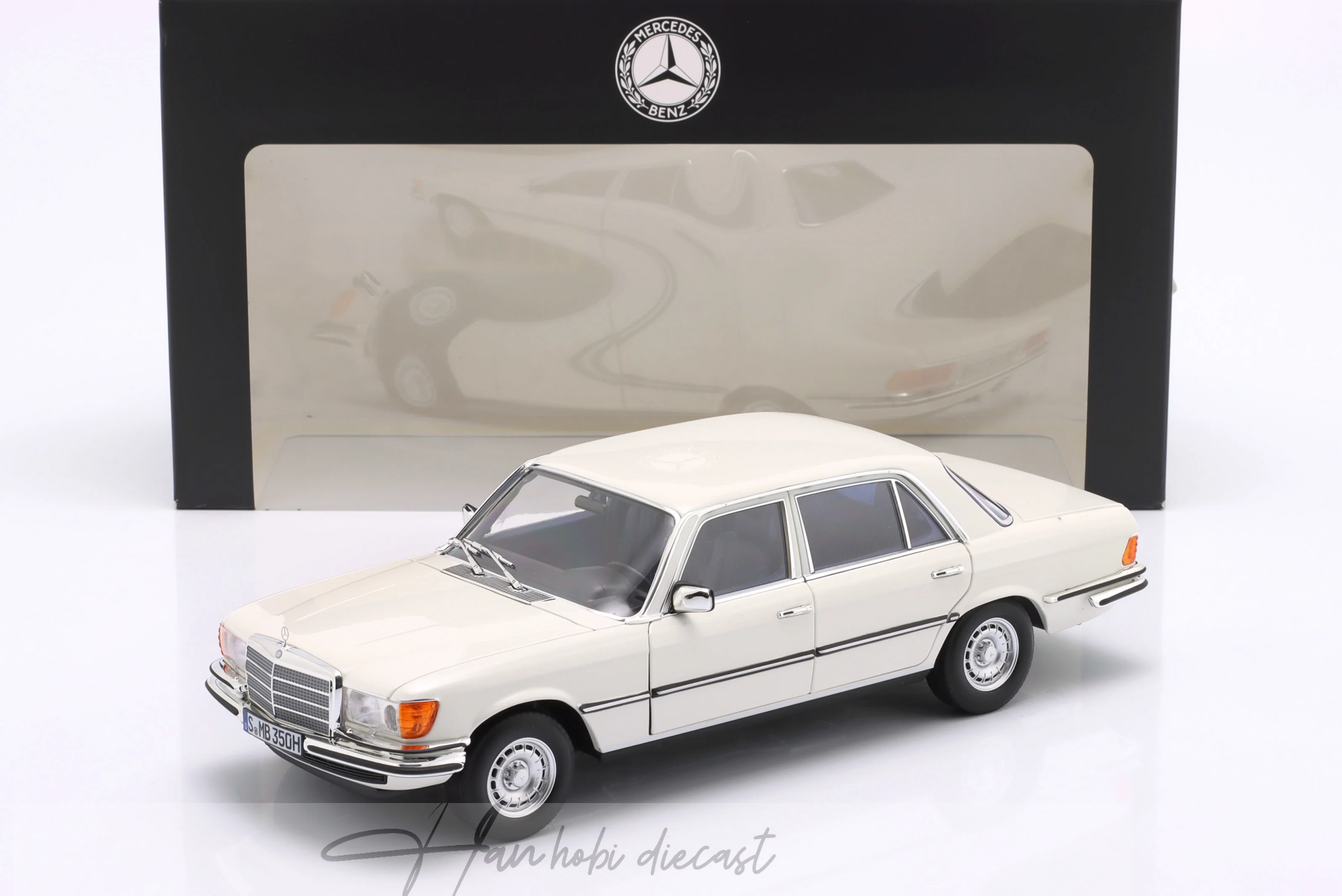 MERCEDES BENZ 350 SEL W116 BEYAZ NOREV 1:18 DİECAST