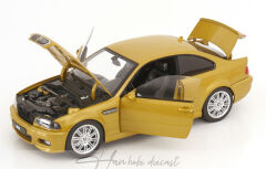 BMW M3 (E46) Coupe 2000 Phoenix Yellow 1:18 Norev