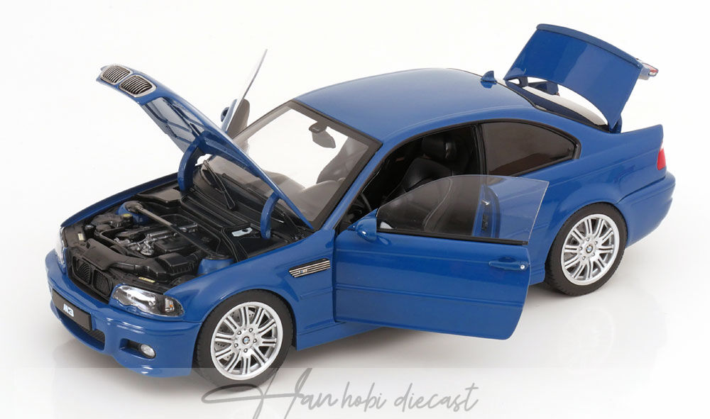 BMW M3 E46 2000 Blue Limited Edition 1000 Norev 1:18