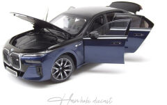 BMW i7 M70 (G70) 2024 BLUE BLACK/METALLIC MİNİCHAMPS 1:18
