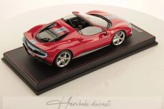 FERRARİ 296 GTS ROSSO CORSA AZURRO LA PLATA MR 1:18