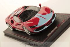 FERRARİ 296 GTS ROSSO CORSA AZURRO LA PLATA MR 1:18