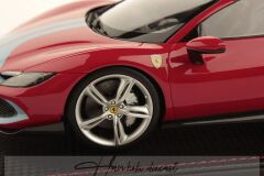 FERRARİ 296 GTS ROSSO CORSA AZURRO LA PLATA MR 1:18