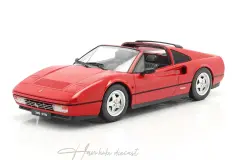 FERRARI - 328 GTS SPIDER RED HARD-TOP 1985 KK SCALE 1:18