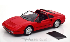 FERRARI - 328 GTS SPIDER RED HARD-TOP 1985 KK SCALE 1:18
